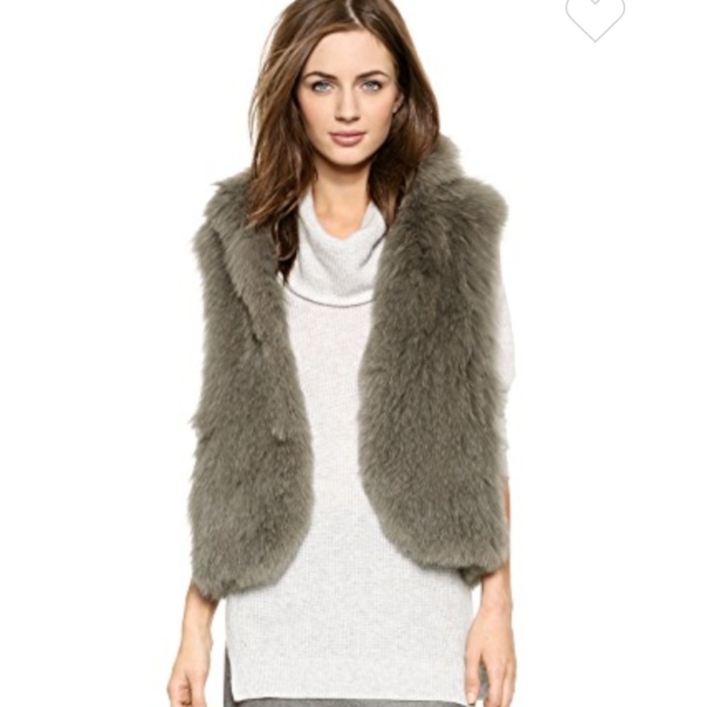 ‘Georgian Hanalee Fur Vest' by Vince
